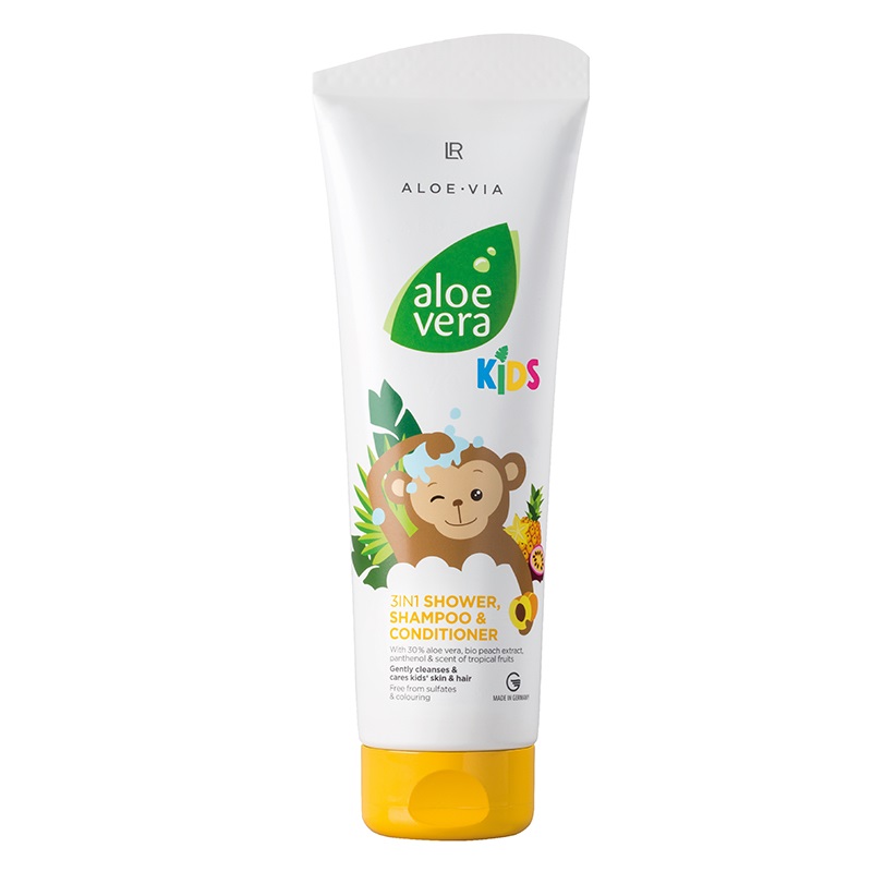 LR Health  Beauty Aloe Vera Jungle Friends 3in1 Šampon kondicionér  sprchový gél 250ml