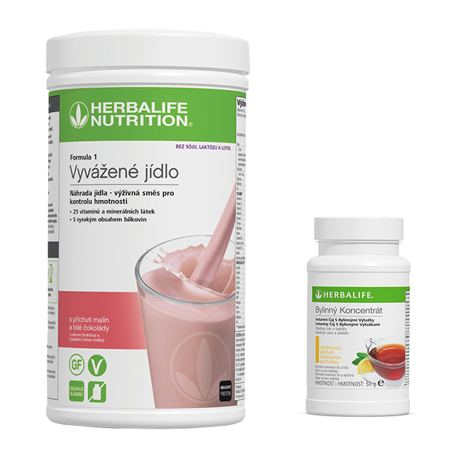 Herbalife sada Formula 1 Free 500g a Bylinný čaj 51g
